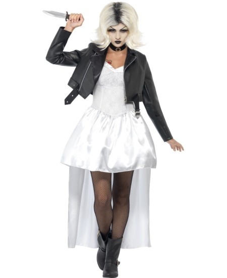 disfraz de novia de chucky - comprar online en lacasadelasfiestas