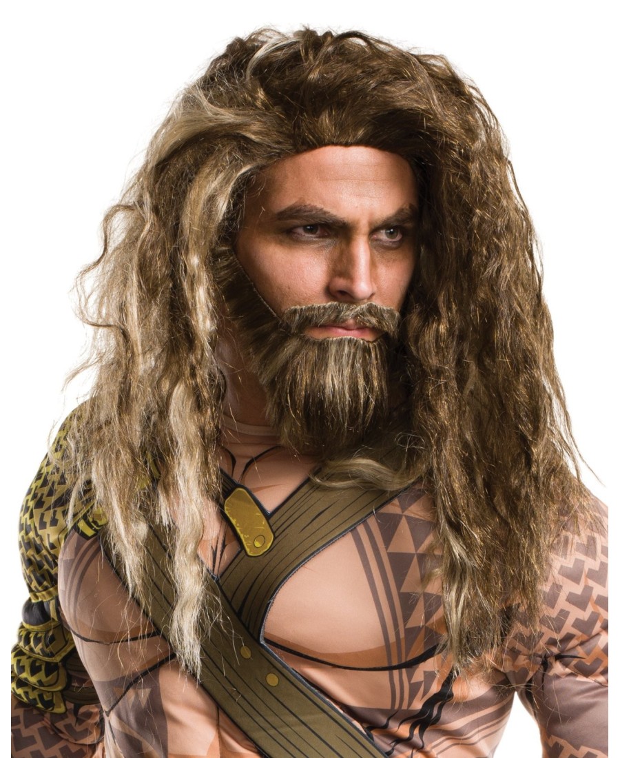 PELUCA Y BARBA AQUAMAN BATMAN VS SUPERMAN - comprar online 
