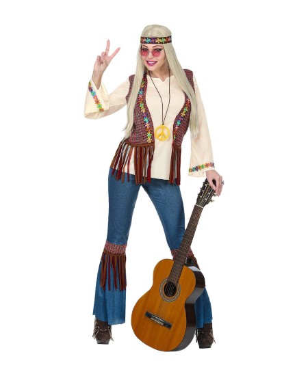 chaleco hippie mujer